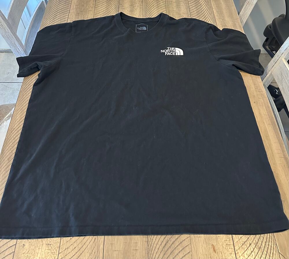 The North Face Black Short Sleeve T-Shirt Men's 2XL Graphic Logo